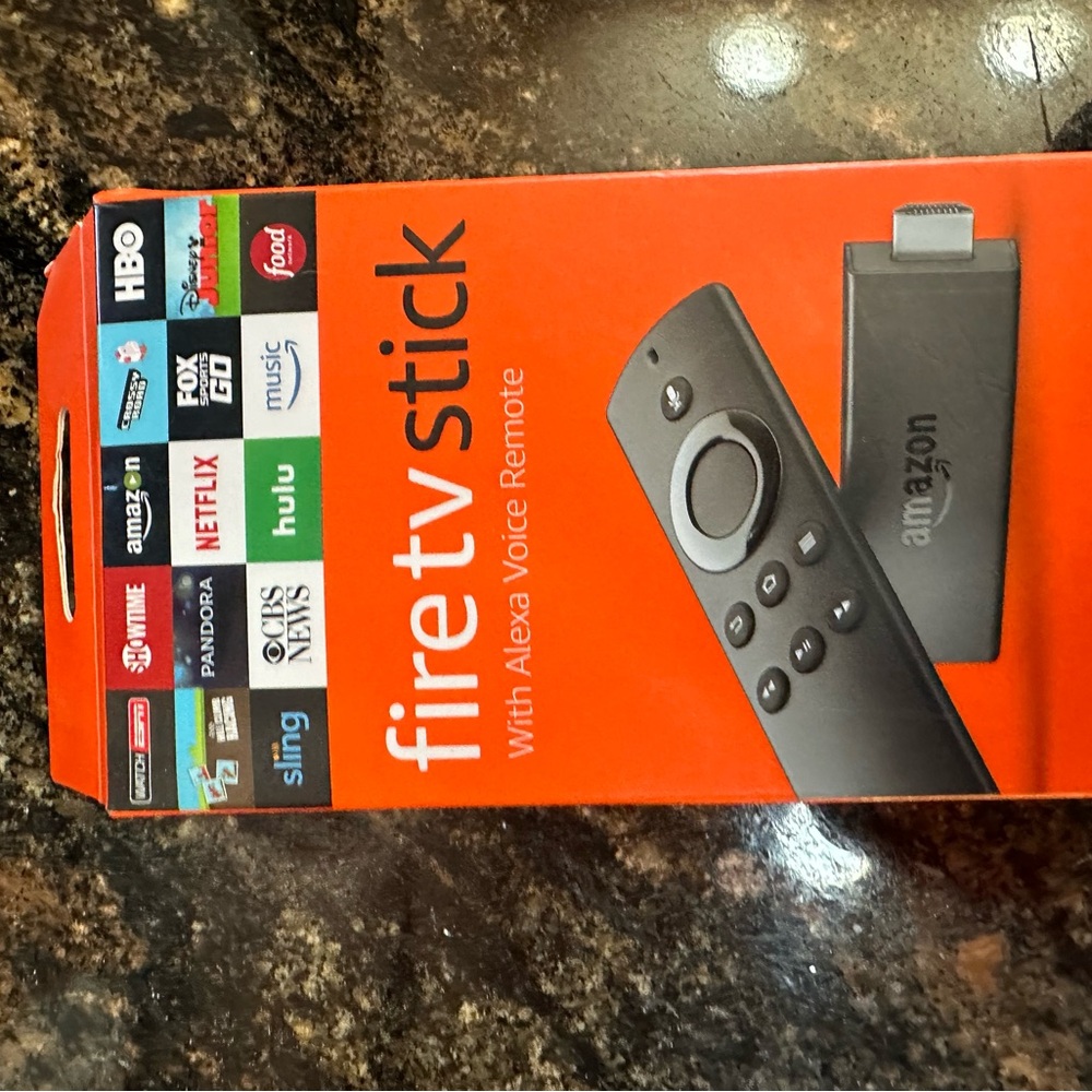Fire tv stick with Alexa remote. Brand new in box